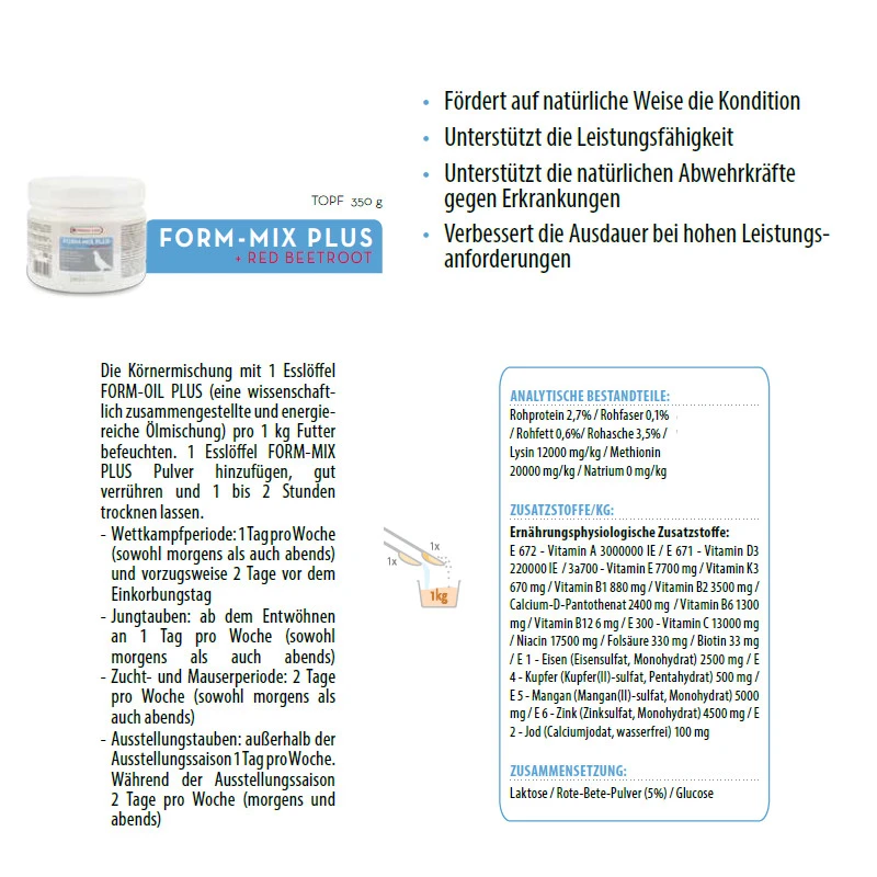 Oropharma Form-Mix Plus 350g 4 Oropharma Form-Mix Plus 350g – Bild 2
